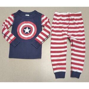 Hanna Andersson Marvel Captain America Pajamas Size 3T US